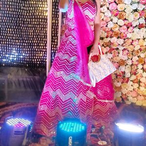 Lengha Heavy , Bridal , Bridesmaid, Choli, Pink