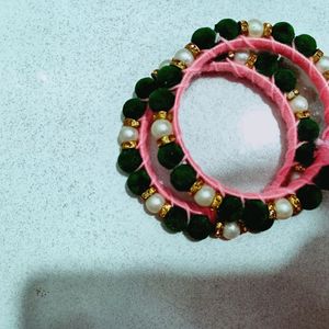 Navratri Edition Pink Bangles 🌸🌸