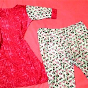 Cotton Night Suit Set