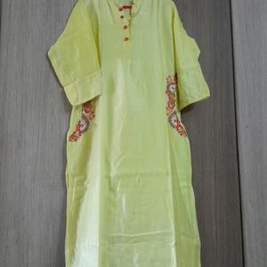 Kurta With Pockets Both Sides 44 Bust