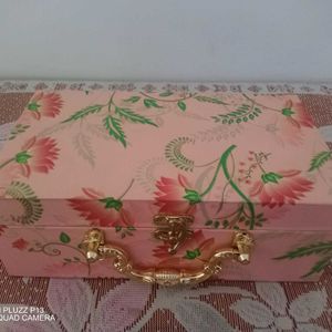 Pink Colour Multipurpose Cardboard Storage Box