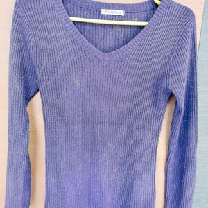 Beautiful Purple Colour Warm T Shirt