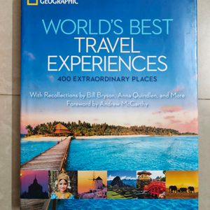 WORLD'S BEST TRAVEL EXPERIENCES Book (Cash Only)