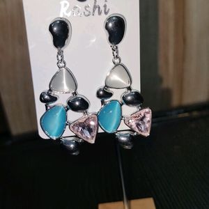 Korean Glass Stone Earring