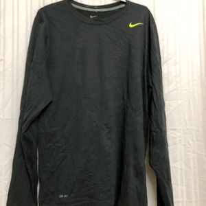 Nike Charcoal Long Sleeve T Shirt