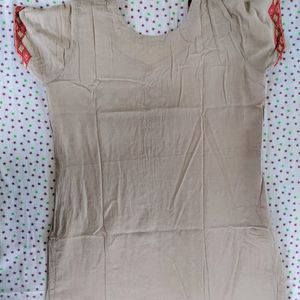 Tan Kurta XL