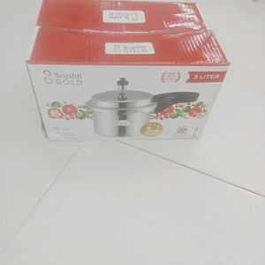 Srushti Gold Alluminium Pressure Cooker