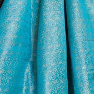 Festive Women Blue Art Silk Zari Embroidered Saree