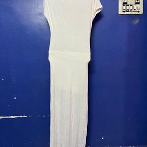 Korean Branded Long White One Piece