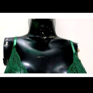 Green Transparent Bra From Women's