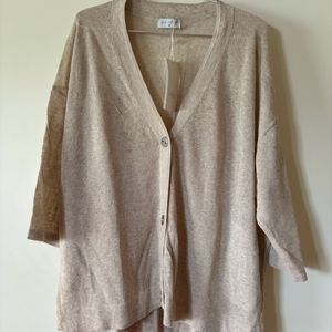 Knitted Button Down Shrug /top