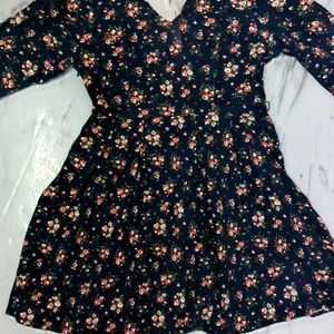 Flared Tunic Dress (Korean )