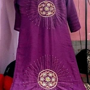 💕Beautiful Purple Designer Ladies Kurti💕