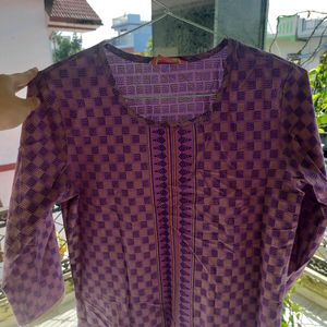 Purple Kurta