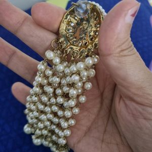 White Pearl Jhumka