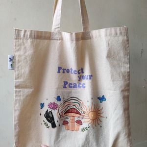 Hand- Painted Tote Bag For Women