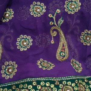 Havy Work partbwear Saree