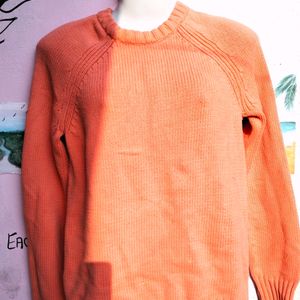 H&M Neon Orange Sweater