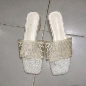 Price Drop Pretty Glittery Shoe And Slide On