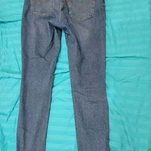 Levi's Super Skinny Blue Jeans