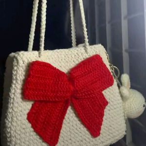 Crochet Bow Bag