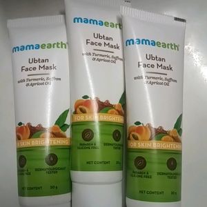 ♥️♥️COMBO💞💞 Mamaearth Ubtan Face Mask Set Of 3