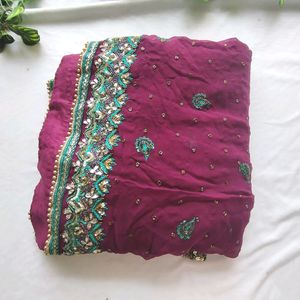 Purple Saree (Women's)