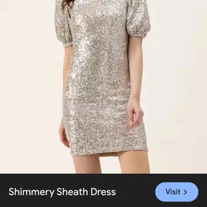 Shimmery Sheath Dress