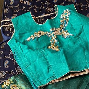 New Peacock Lehenga Choli Dupatta Semi Stitched