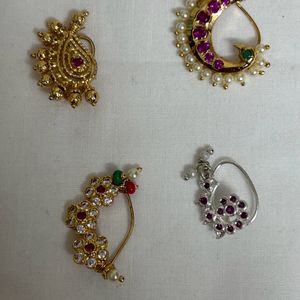 Traditional Maharashtraian nose Pins C