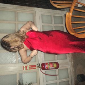 ZARA RED MAXI DRESS