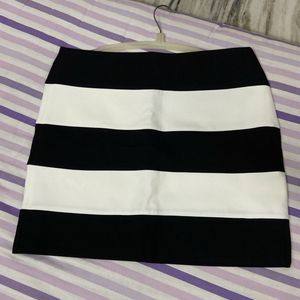 Zara Striped Heavy Premium Skirt Brand New