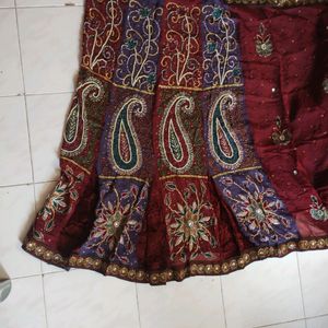 Wedding Saree Cum Lehenga