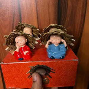 New Condition Monk Set Of 4 Piece With Hat