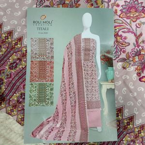 Jaipuri Printed Pashmina Suit