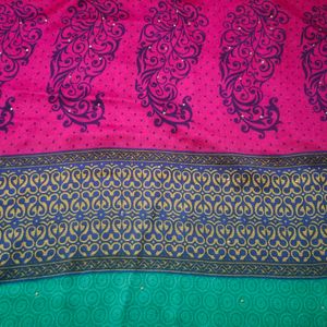 A Simple Sareewith Blouse