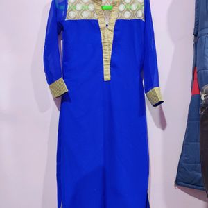 Party Wear Straight Cut Kurti