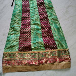 Pure Silk Lehenga For Girls