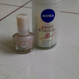 Nivea Rollon And Glittery Nail Paint Free