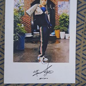 BTS POLOROID WITH SIGNATURE
