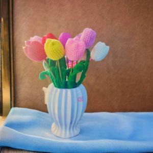 Crochet Tulip Flowers