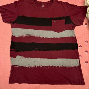 Maroon Mens T Shirt