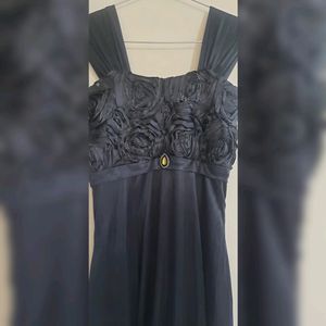 Black Western Style Gown