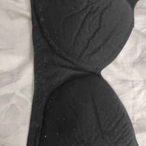 Black Padded Bra