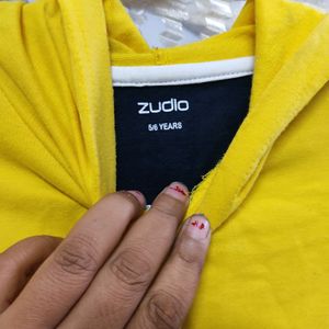 Yellow Hoodie For Your Kids