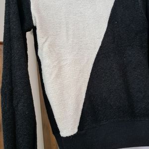 Stylish Black & White English Sweater