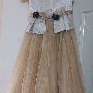 (Peppermint)Maxi Length Girls Dress