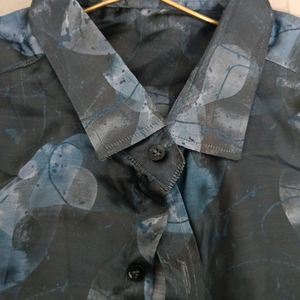 Men Polyester Party Wear Shirt