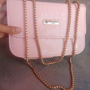 Pink Sling Bag For Women (Partywear)