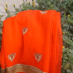 💥Bumper Offer💥 Beautiful Shiffon Saree